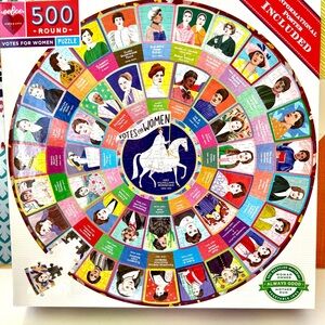 Votes for Women 500-Piece Round Puzzle  23 inches in diameter